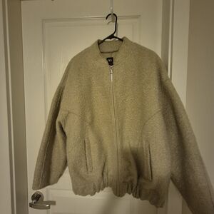 Zara Bomber Women's Cream Jacket